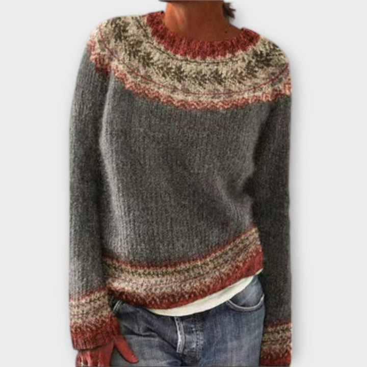 Classic Women's Knitted Sweater - Ciara & Fiona