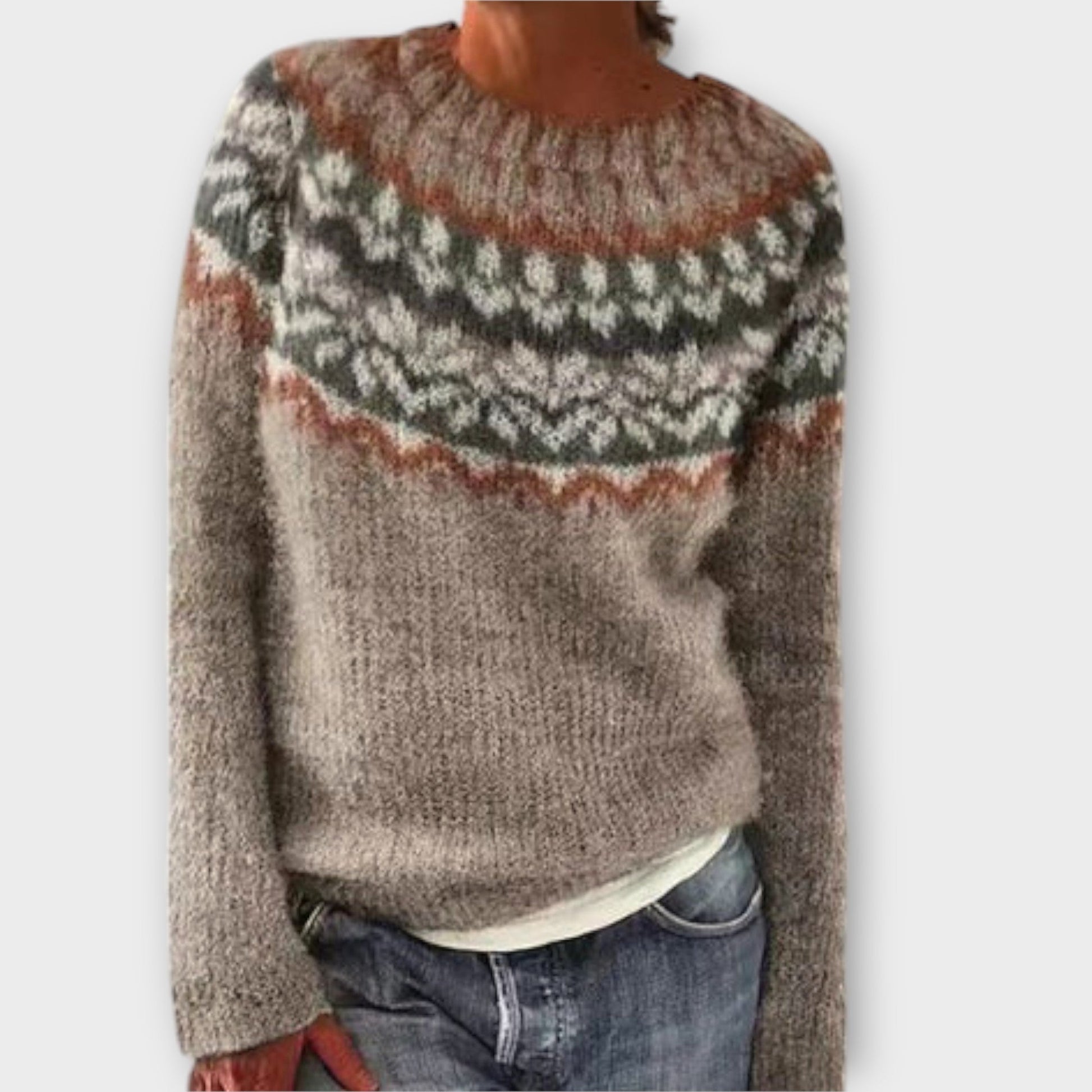 Classic Women's Knitted Sweater - Ciara & Fiona