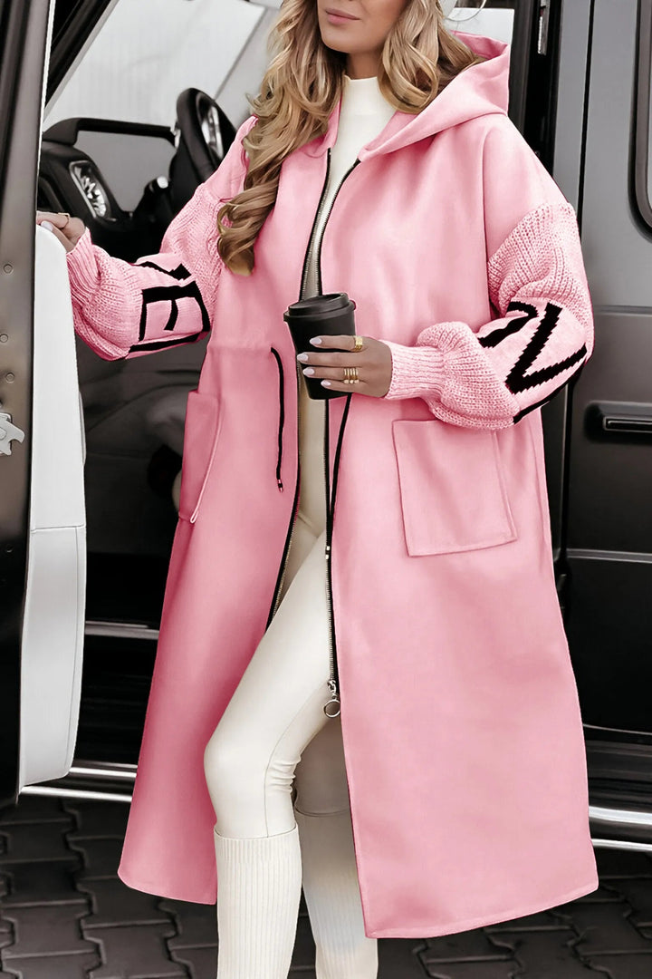 Claudia | Hooded Patchwork Casual Jacket - Ciara & Fiona