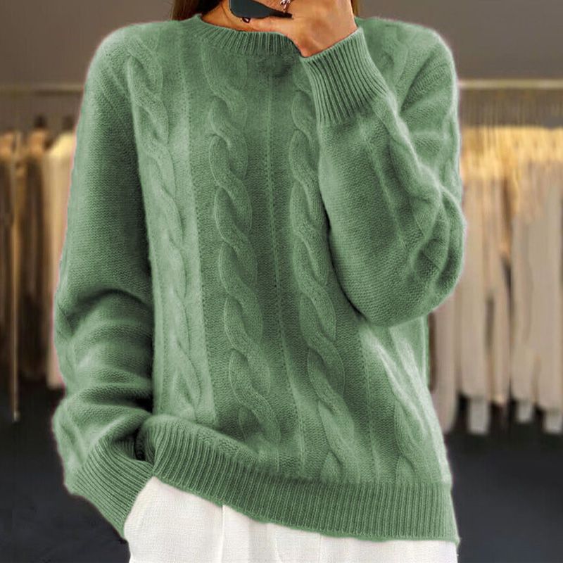Cleo | Warm knitted sweater - Ciara & Fiona