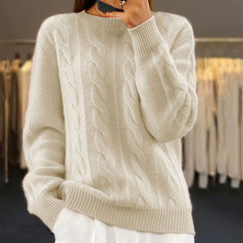 Cleo | Warm knitted sweater - Ciara & Fiona
