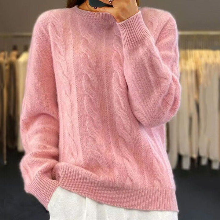 Cleo | Warm knitted sweater - Ciara & Fiona