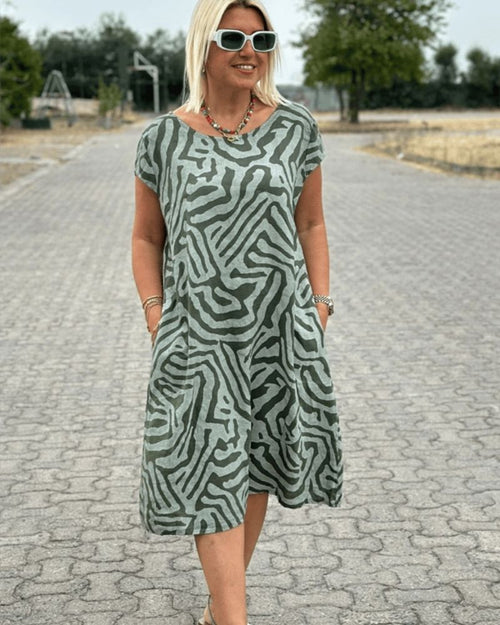 Cory | Summer Dress with Beautiful Print - Ciara & Fiona