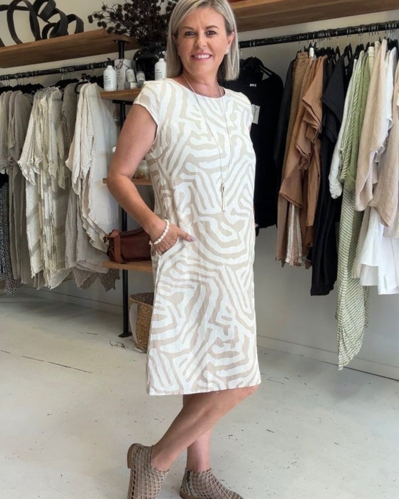 Cory | Summer Dress with Beautiful Print - Ciara & Fiona