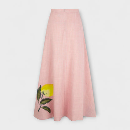Cosima - Amalfi Print Midi Skirt - Luna Hampton