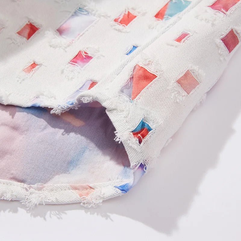 Cosmo | Retro Frayed Shirt - Ciara & Fiona