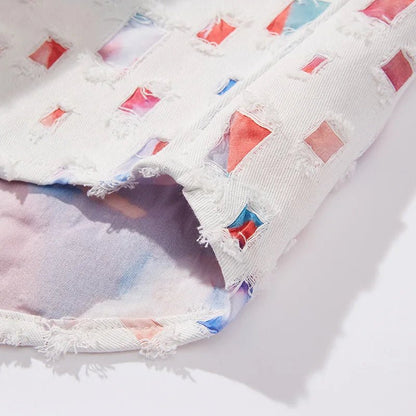 Cosmo | Retro Frayed Shirt - Ciara & Fiona