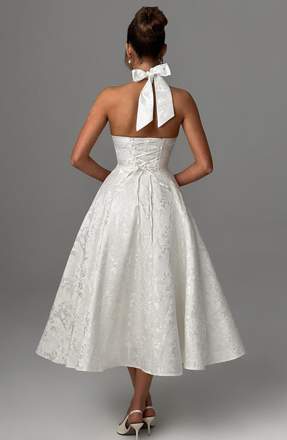 Crystal | Romantic Midi Dress - Ciara & Fiona