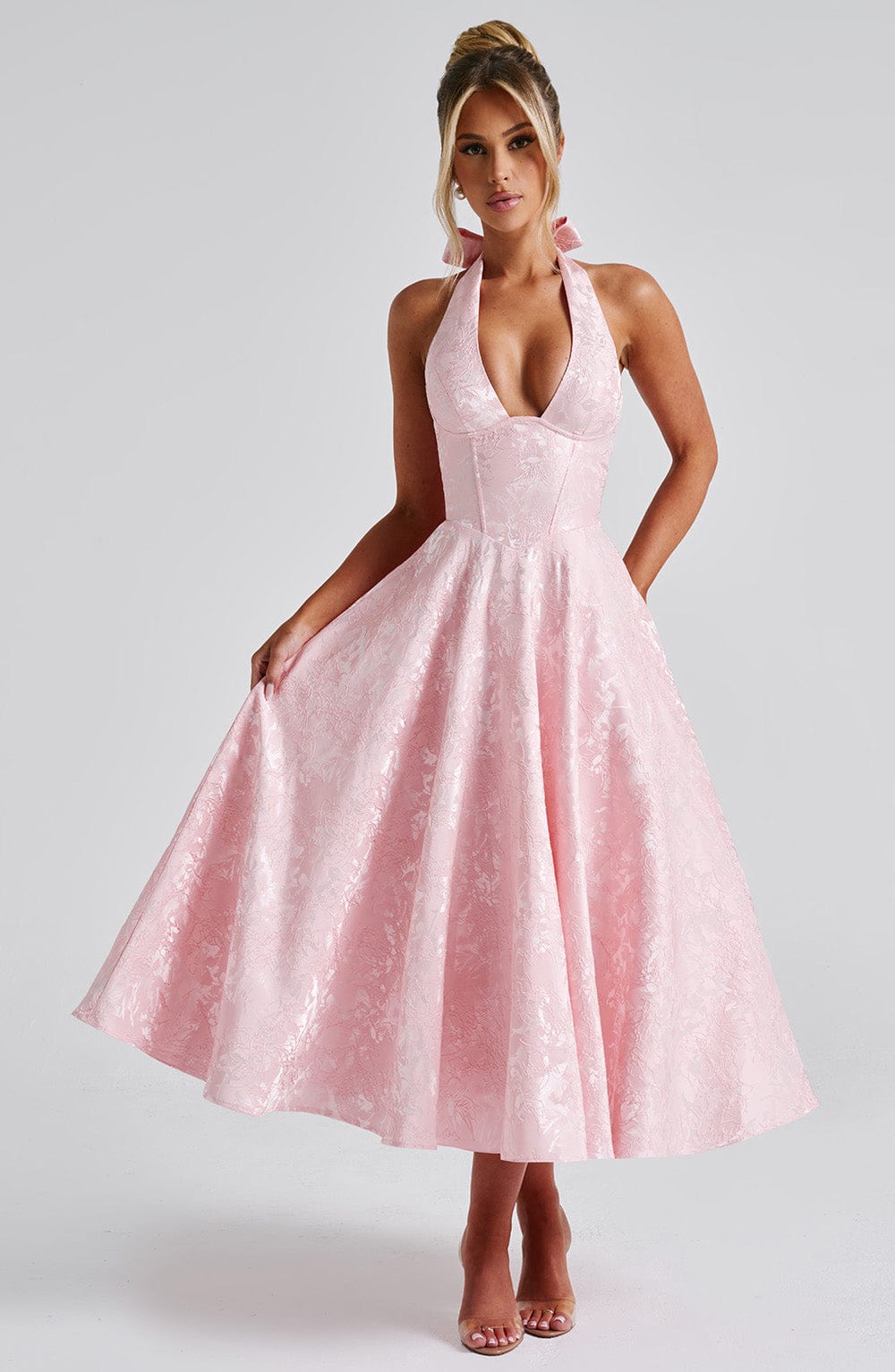Crystal | Romantic Midi Dress - Ciara & Fiona