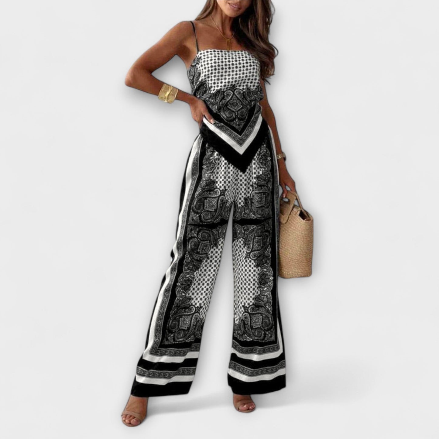 Dakota - Stylish Vest and Pants Set - Luna Hampton