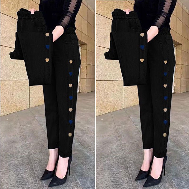 Dalary | Stretchable High Waist Pants - Ciara & Fiona