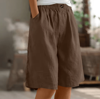 Daniella | Linen Comfort Shorts - Ciara & Fiona