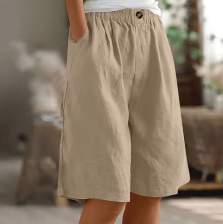 Daniella | Linen Comfort Shorts - Ciara & Fiona