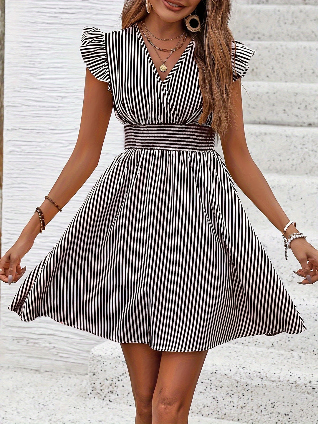 Dany | Striped Summer Dress - Ciara & Fiona