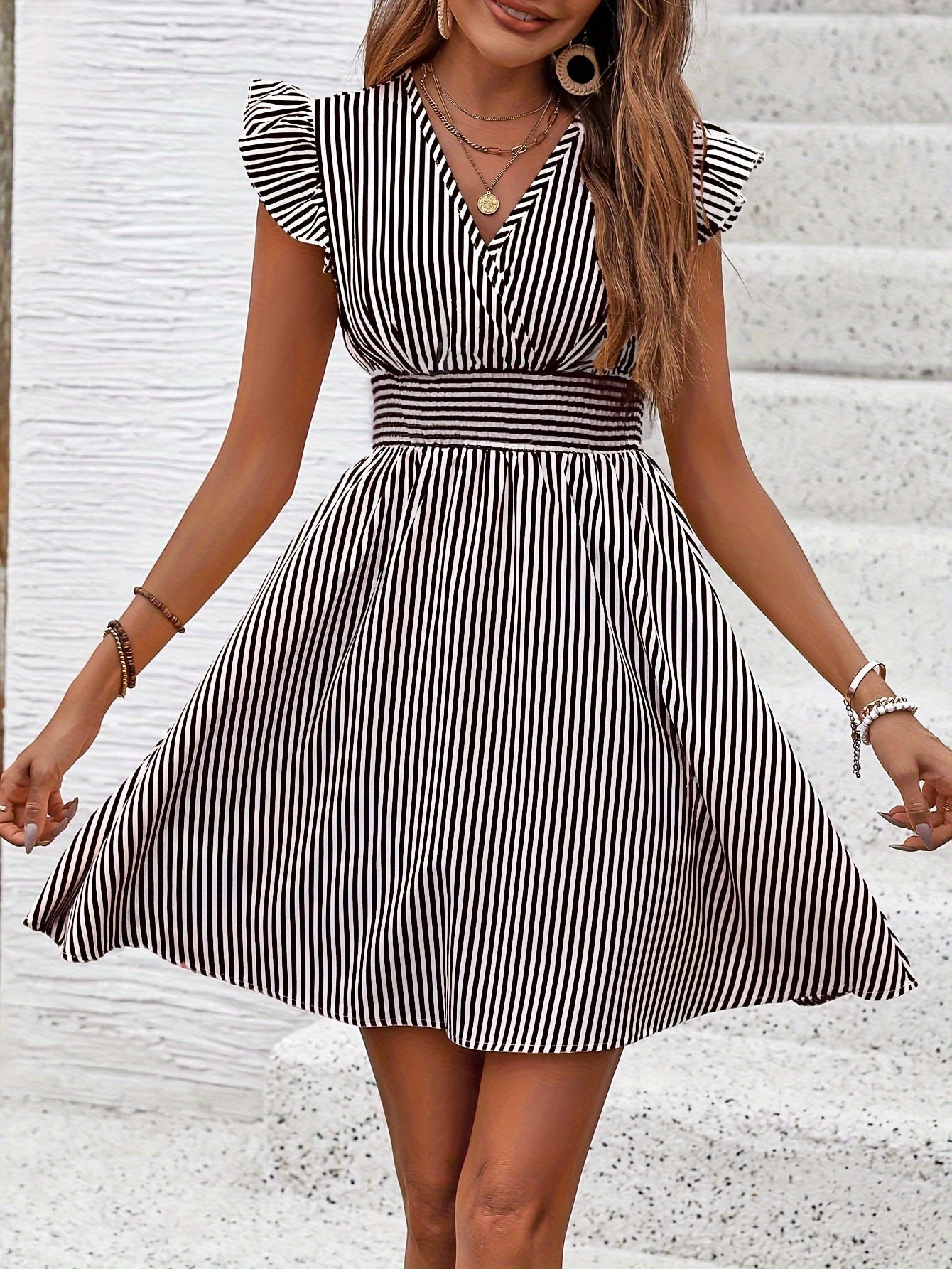 Dany | Striped Summer Dress - Ciara & Fiona