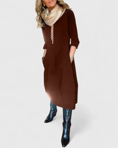 Danyshka | Elegant Midi Dress - Luna Hampton