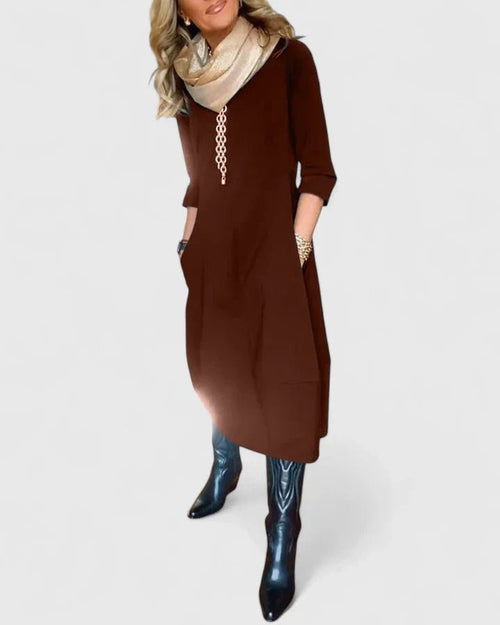 Danyshka | Elegant Midi Dress - Luna Hampton