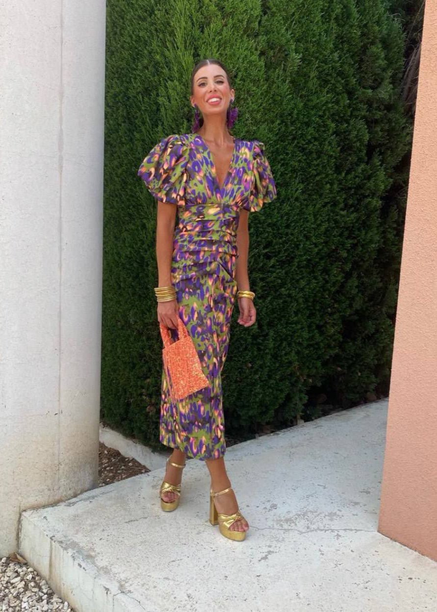 Davina | Stylish and Vibrant Dress - Ciara & Fiona