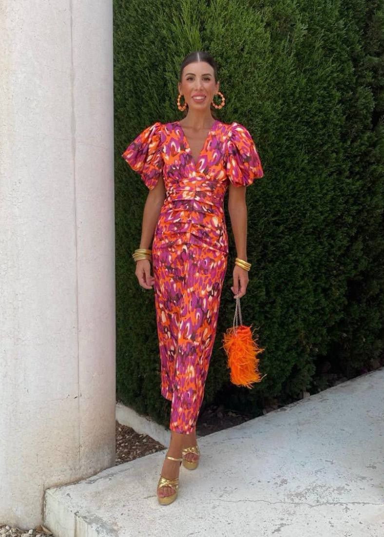 Davina | Stylish and Vibrant Dress - Ciara & Fiona