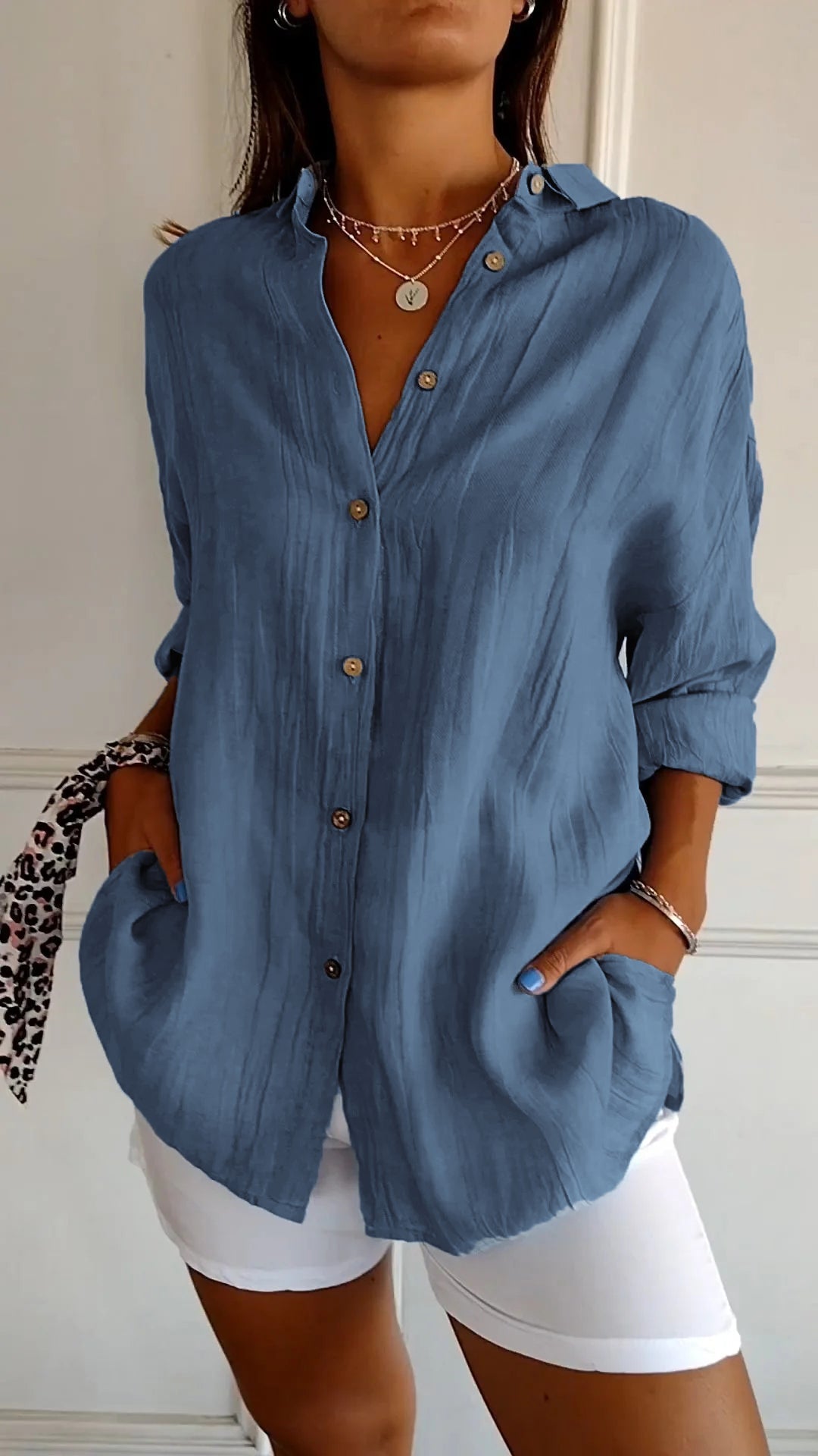 KRISHA | Elegant Oversized Blouse