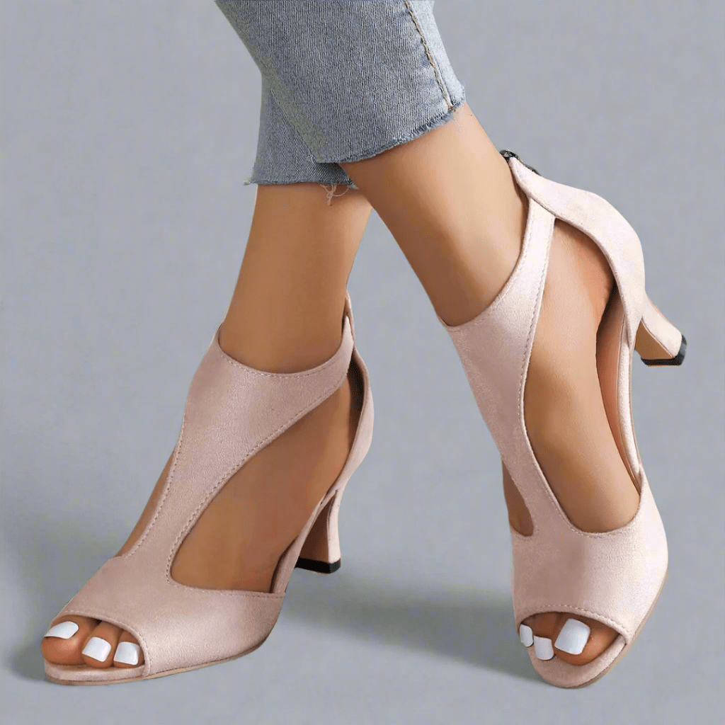 Débora | Elegant Open Toe Sandals - Ciara & Fiona