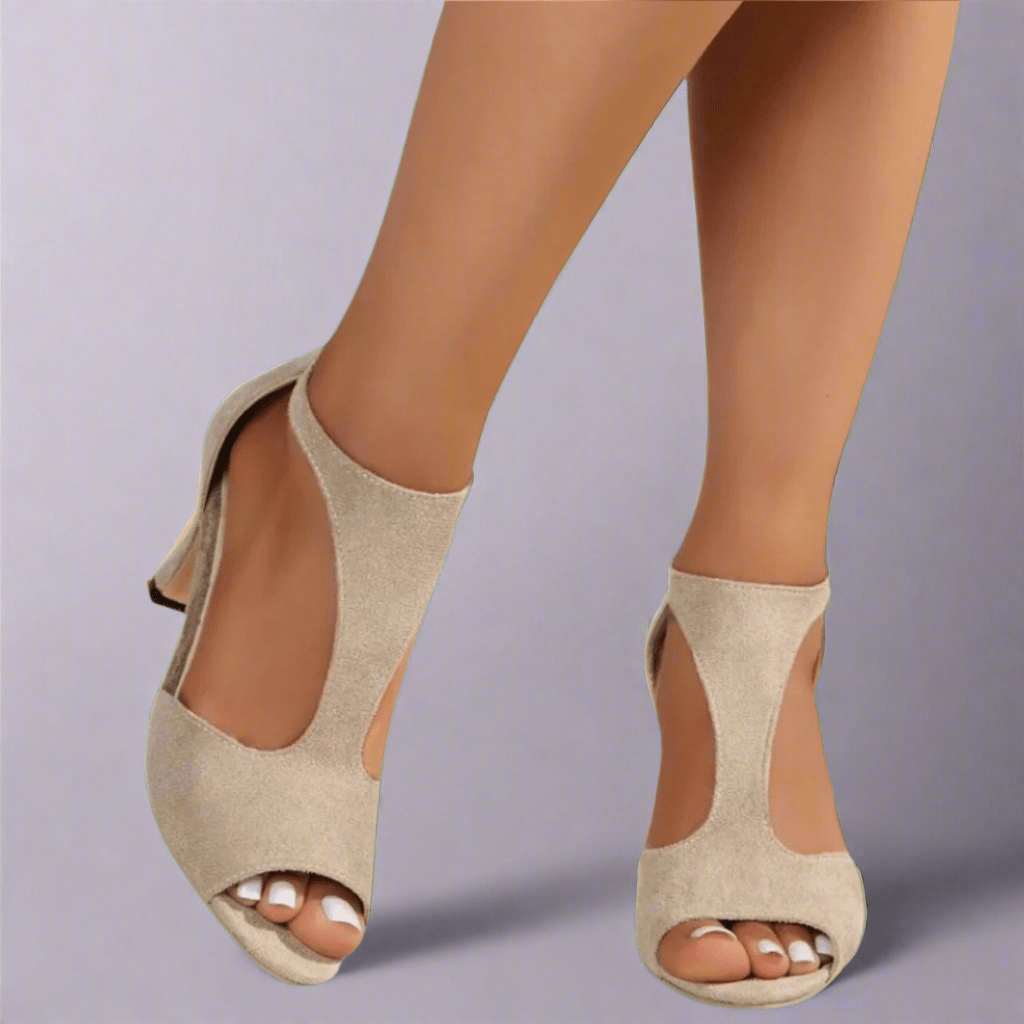 Débora | Elegant Open Toe Sandals - Ciara & Fiona