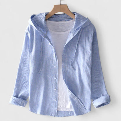 Demi | Elegant Hooded Blouse - Luna Hampton