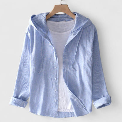 Demi | Elegant Hooded Blouse - Luna Hampton