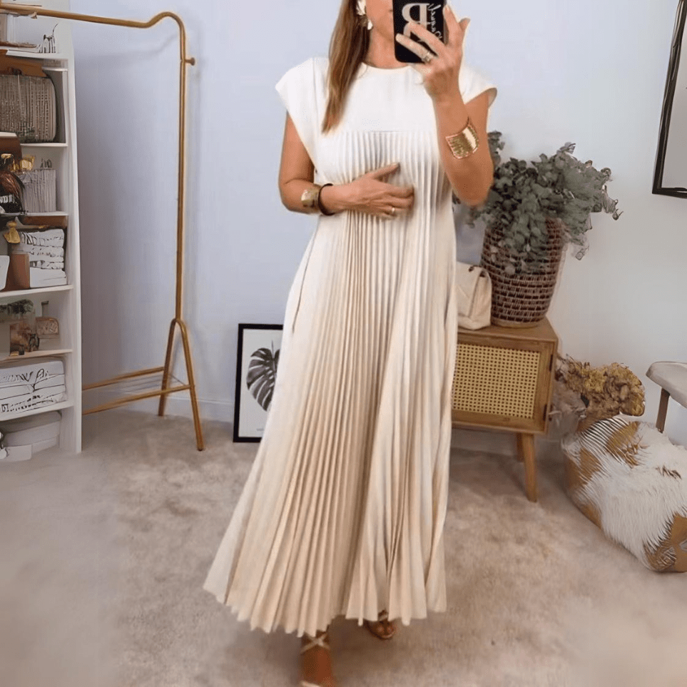 Dhane | Light And Fresh Pleated Dress - Ciara & Fiona
