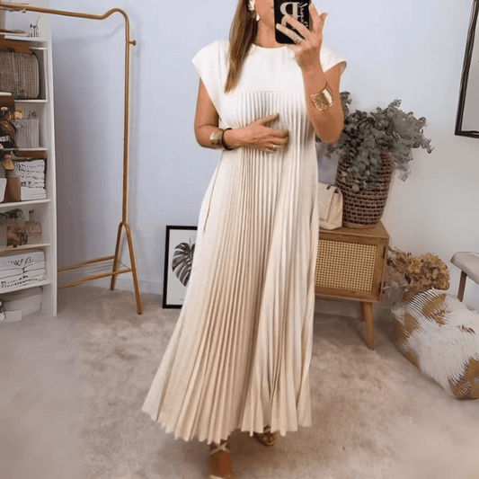 Dhane | Light And Fresh Pleated Dress - Ciara & Fiona