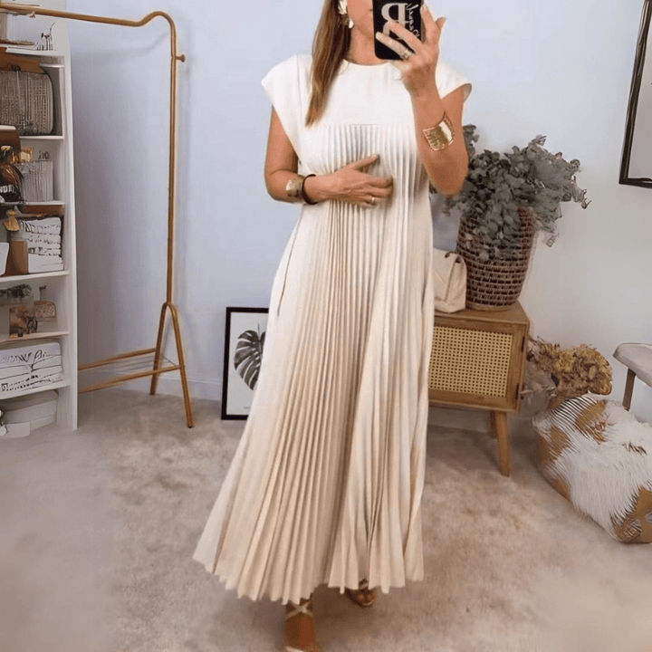 Dhane | Light And Fresh Pleated Dress - Ciara & Fiona