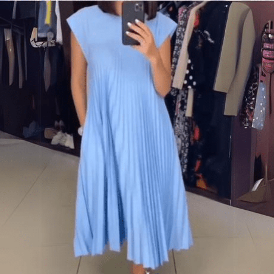 Dhane | Light And Fresh Pleated Dress - Ciara & Fiona