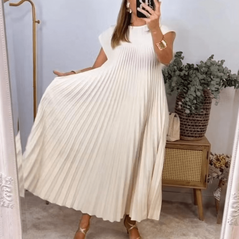 Dhane | Light And Fresh Pleated Dress - Ciara & Fiona