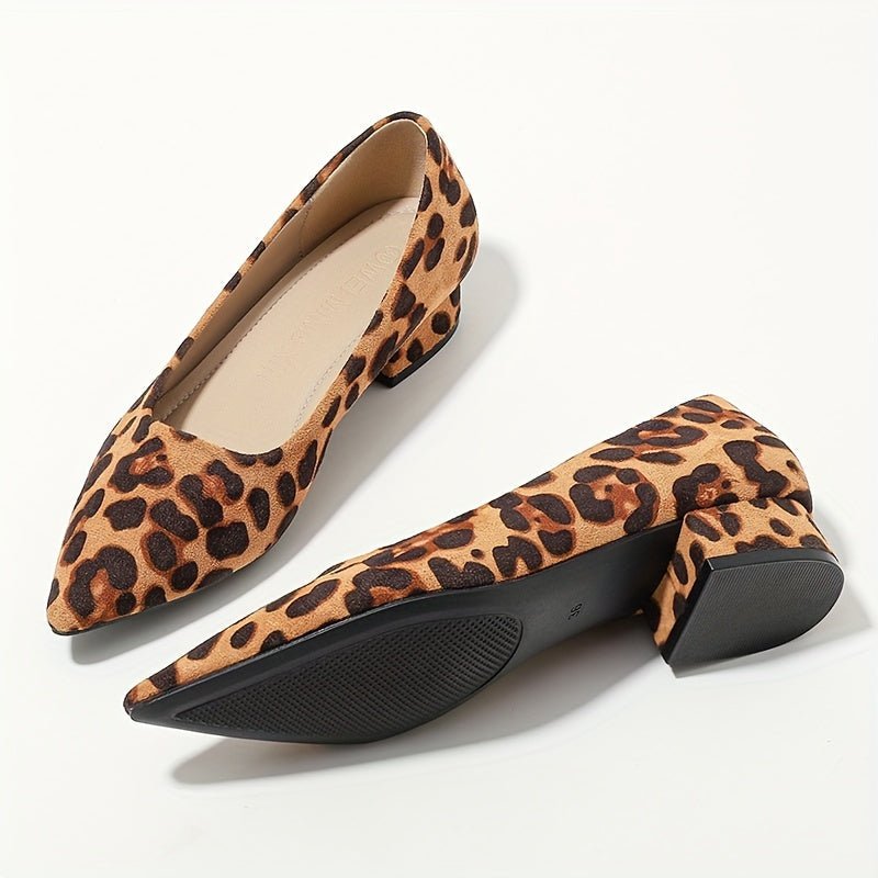 Dina | Leopard Print Pointed - Toe Heels - Ciara & Fiona