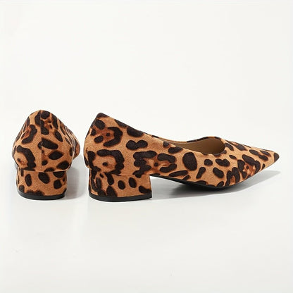 Dina | Leopard Print Pointed - Toe Heels - Ciara & Fiona