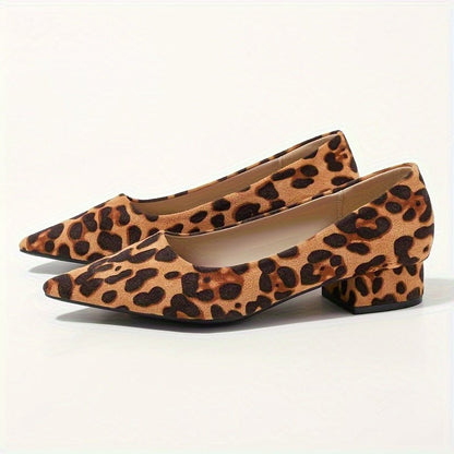 Dina | Leopard Print Pointed - Toe Heels - Ciara & Fiona