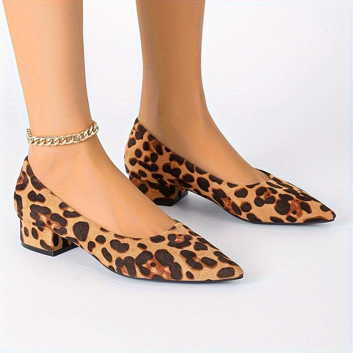 Dina | Leopard Print Pointed - Toe Heels - Ciara & Fiona