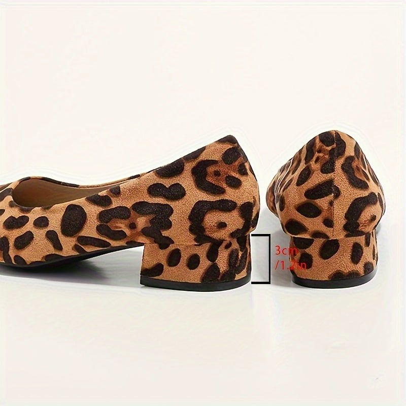 Dina | Leopard Print Pointed - Toe Heels - Ciara & Fiona