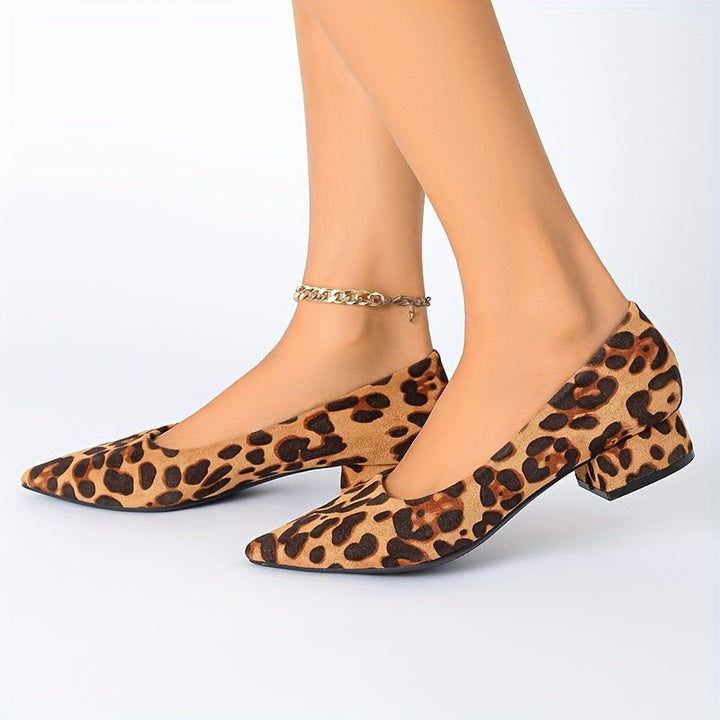 Dina | Leopard Print Pointed - Toe Heels - Ciara & Fiona