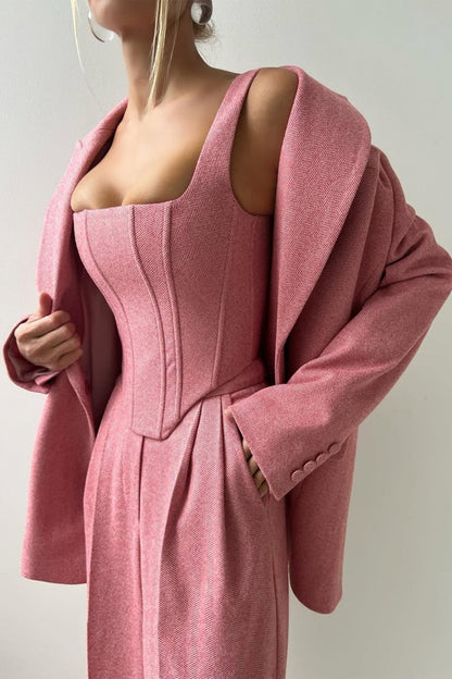 Dolce | Sophisticated Three - piece Tailored Suit - Ciara & Fiona