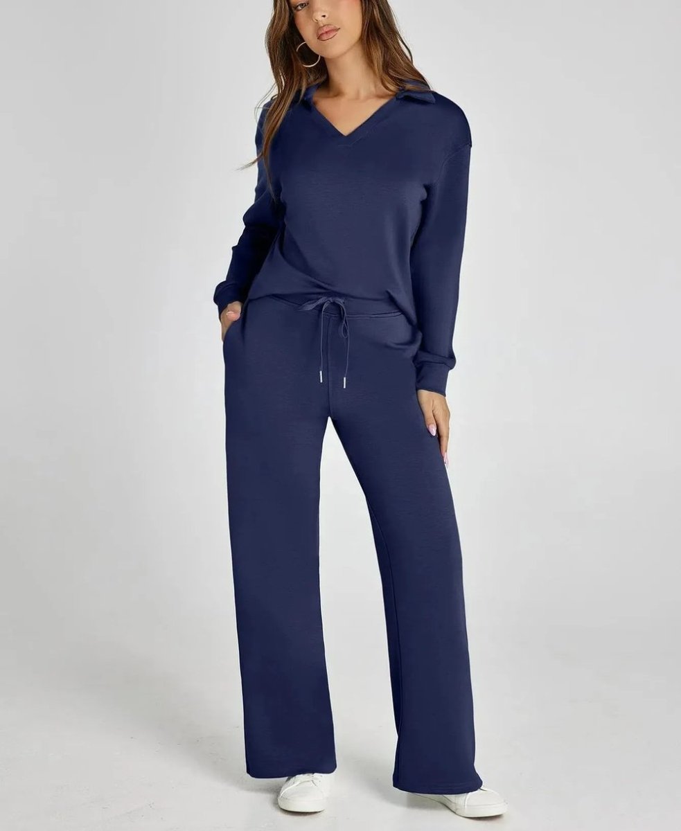 Dora | Casual Long Sleeve Two - piece Set - Ciara & Fiona