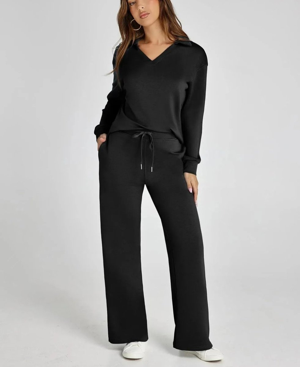 Dora | Casual Long Sleeve Two - piece Set - Ciara & Fiona