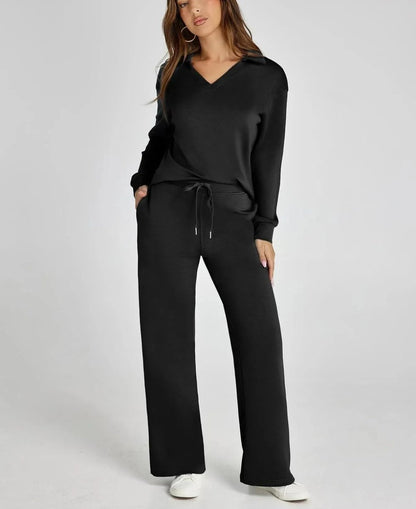 Dora | Casual Long Sleeve Two - piece Set - Ciara & Fiona