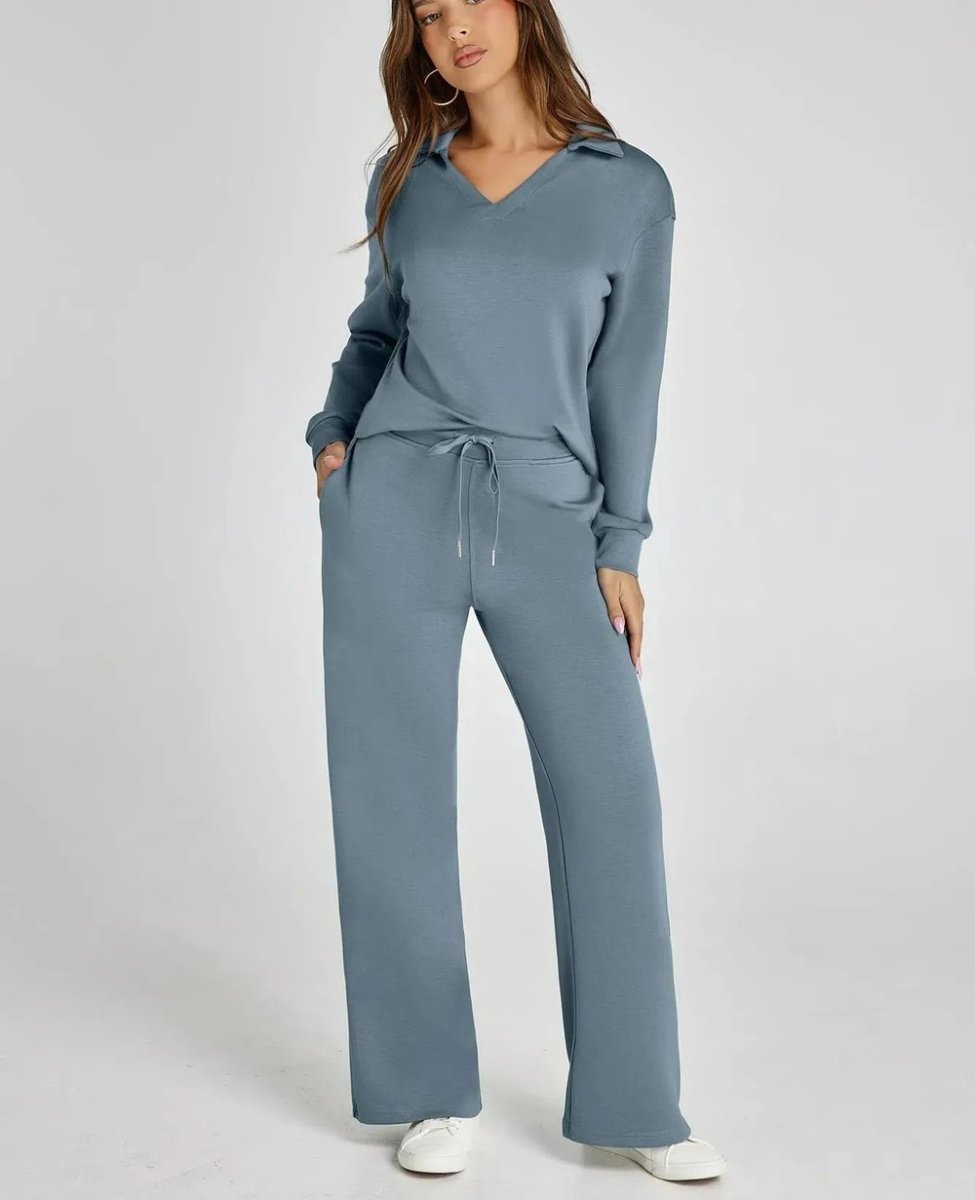 Dora | Casual Long Sleeve Two - piece Set - Ciara & Fiona