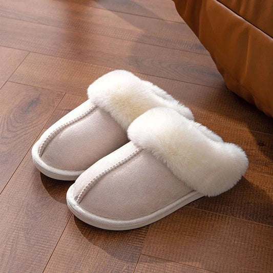 Elaine - Non Slip Fur Slippers For Winter - Ciara & Fiona