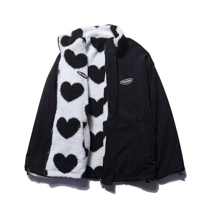 ELAYNA | Reversible Heart Jacket - Ciara & Fiona