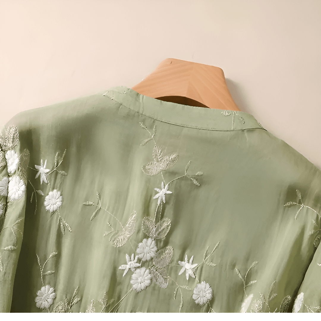 ELIORA | Embroidered Feminine Blouse - Ciara & Fiona