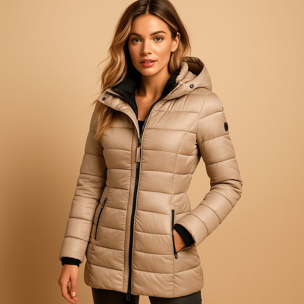 Elize | Lightweight Puffer Down Jacket - Ciara & Fiona