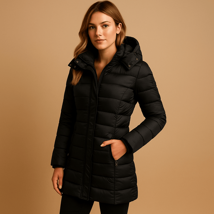 Elize | Lightweight Puffer Down Jacket - Ciara & Fiona