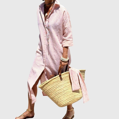 Ellen™ | Classic Striped Dress - Luna Hampton